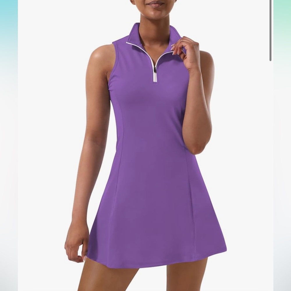 NWT Sleeveless Purple Tennis Dress XL